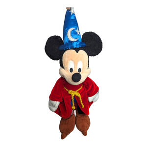 Disney Mickey Mouse 21in Fantasia Sorcerers Apprentice Plush Stuffed Animal Doll